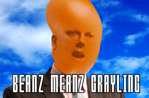 chris grayling baked bean