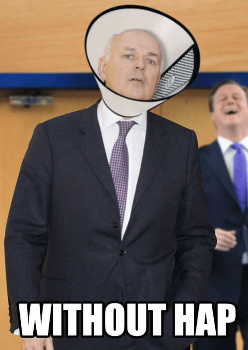 iain duncan smith dog cone